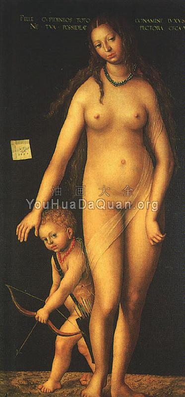 Venus and Cupid - 大卢卡斯·克拉纳赫